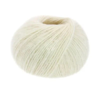 Produktbild von Lana Grossa - Natural Alpaca Pelo 0001 rohweiß