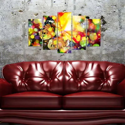 Obrázek produktu pro Wallity, 5MX-22, Obraz na plátně, Vícebarevný, 100 % MDF, 20 x 60 cm