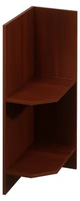 Image de Meuble d'angle bas SILVARA - largeur 25 cm, noyer, version droite