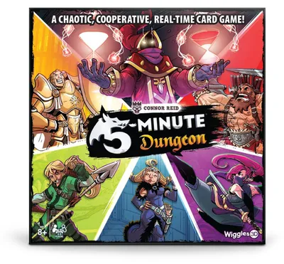 Image de Jeu de cartes coopératif sur le thème des donjons, durée de partie : 5 minutes