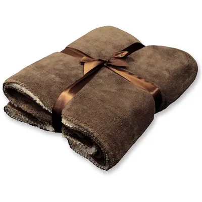 Immagine prodotto di Uniqoos® Coperta da divano Coby, 130 x 160 cm – Plaid morbido color taupe con motivo a nido d'ape trapuntato
