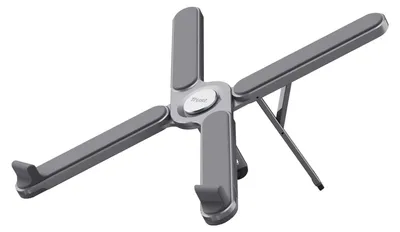 Zdjęcie produktu dla Trust Macy, Podstawka pod notebooka i tablet, Aluminium, Szary, Aluminium, Guma, 43,9 cm (17.3"), 20 kg, 23 mm