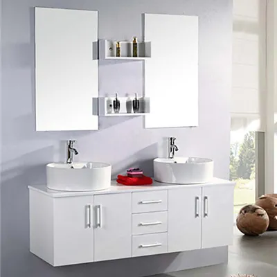 Immagine prodotto di Mobile Bagno Arredo Bagno 150 cm Doppio lavabo incluso – White Lion