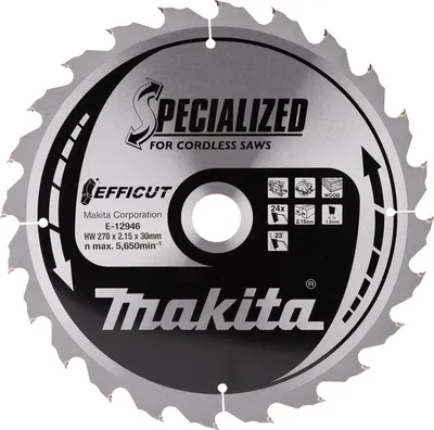 Produktbild von Makita E-12946 Efficut Sägeblatt 270x30 mm 24 Zähne