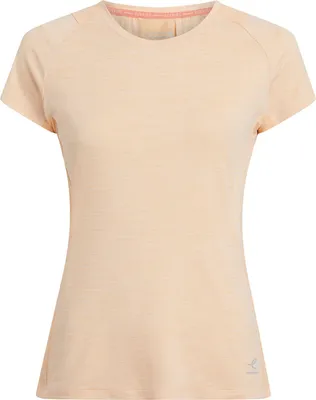 Produktbild von ENERGETICS Da.-T-Shirt Evii SS W GREENDARK/GREENDARK/ LIGHT ORANGE M