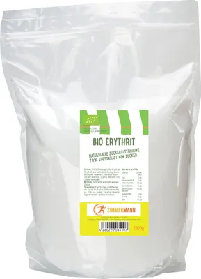 Produktbild von Bio Erythrit 2500g - Zuckeralternative von Zimmermann