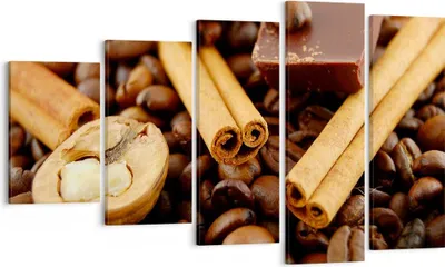 Produktbild von Bild auf Leinwand - Leinwandbild - Gerösteter Kaffee Aroma Schokolade - 100x60cm - Wand Bild - Wanddeko - Leinwanddruck - Bilder - Kunstdruck - Leinwand bilder - Wandkunst - EG100x60-0394