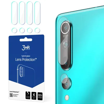 Produktbild von 3mk Hybridglas Lens Protection für Xiaomi Mi 10 Pro 5G Kamera Objektiv Kameralinse 0,16mm 6H (4 Stück)