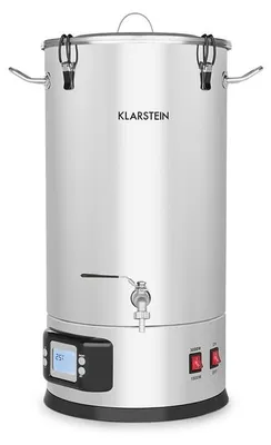 Zdjęcie produktu dla KlarsteinMaischfest, kocioł warzelny, 5 części, 1500/3000 W, 35 l, wyświetlacz LCD, stal nierdzewna