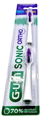 Produktbild von GUM Sonic Ortho soft - 2 Ersatzbürsten
