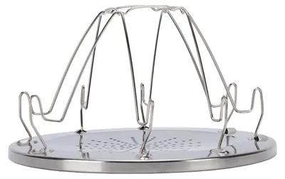 Produktbild von Campingkocher-Toaster – tragbarer, zusammenklappbarer Brotgrill aus Edelstahl für das Kochen im Freien, Picknick, Grillen – Brothalter