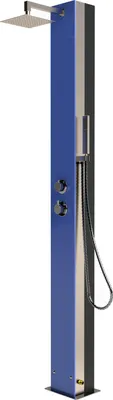 Produktbild von Eichenwald Modell 70 Solardusche Garten Glasdusche Curacao Blau