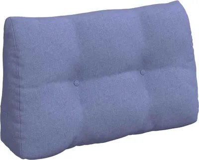Obrázok produktu pre vidaXL Zadný vankúš džínsy modrý 80 x 24 x 50 cm látka