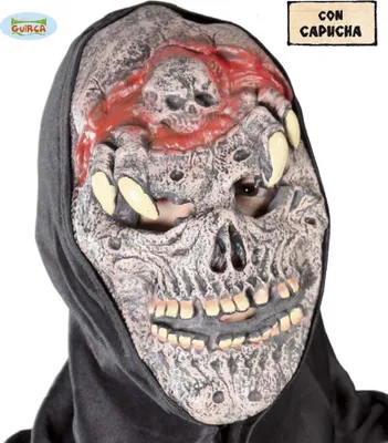 Produktbild von Monster Maske mit Kapuze für Erwachsene
