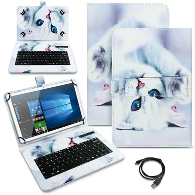 Produktbild von Schutzhülle Tastatur für Wortmann Terra Pad 1007 Tablet Keyboard Hülle BluetoothFarben:Motiv 4