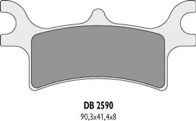Immagine prodotto di Kh314 Polaris Pastiglie Freno Posteriori - Sostituiscono Db2590Mx-D E Db2590Qd-D