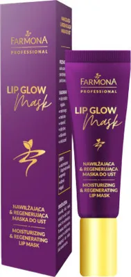 Produktbild von Farmona | Lippenmaske Lip Glow - 12 ml - mit Vitamin E und Mandelöl - intensiv pflegend