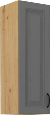 Immagine prodotto di Armadietto superiore alto SOPHIA - larghezza 30 cm, grigio / rovere artisan