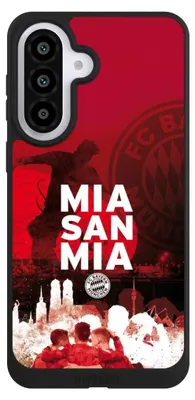 Produktbild von NIVOCASE Handyhülle für Samsung Galaxy A57 5G  Hülle NIVOpure Case Schwarz FC Bayern München FCB Mia San Mia