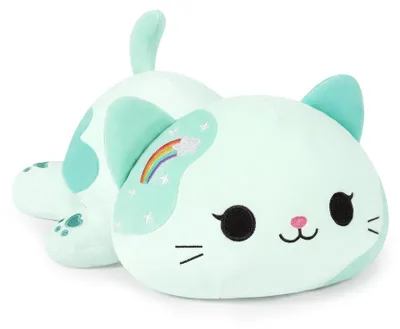 Image de Omgoods - Coussin en peluche Kawaii en forme de chat, 50 cm, idéal comme jouet ou comme décoration