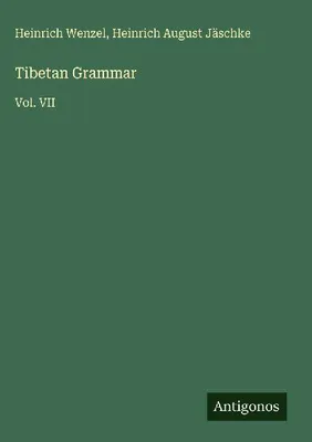 Produktbild von Tibetan Grammar