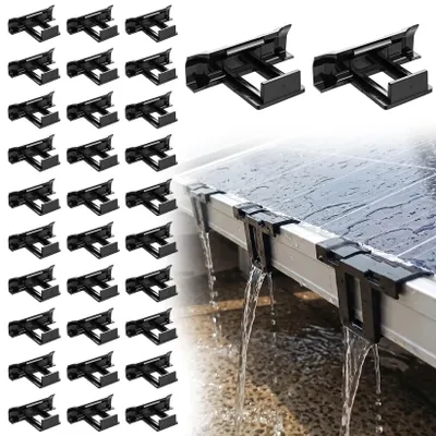 Produktbild von PV-Solarmodul-Wasserablaufclips, 30 mm, 32 Stück