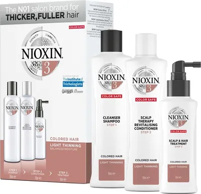 Produktbild von Nioxin System 3 Haarpflege-Set: Shampoo & Conditioner je 150 ml, Scalp Treatment 50 ml
