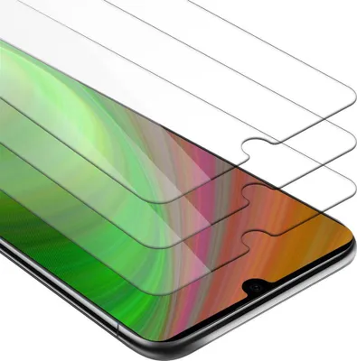 Produktbild von Cadorabo 3x Panzer Folie für Huawei P SMART 2019 Schutzfolie in Transparent Folie Tempered Display-Schutzglas