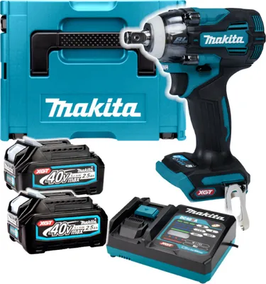 Produktbild von Makita Schlagschrauber 40Vmax Xgt 350Nm 1/2" Ratsche 2X2.5Ah Tw005Gd201