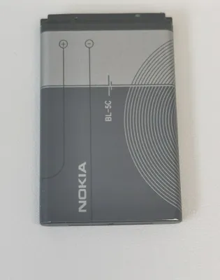 Zdjęcie produktu dla Nokia BL-5C, Bateria, Litowo-jonowa (Li-Ion), 1020 mAh, Nokia 1100 Nokia 1101 Nokia 1110 Nokia 1110i Nokia 1112 Nokia 1200 Nokia 1208 Nokia 1209 Nokia...