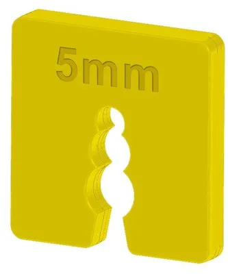 Obrázek produktu pro Montážní distanční podložky 5 mm pro vyrovnání oken a dveří, 50 ks