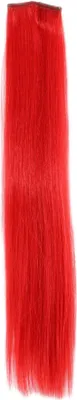 Produktbild von WIG ME UP 2 Clips Strähne glatt Rot YZF-P2S18-113