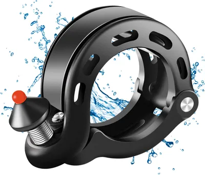 Produktbild von ROCKBROS Fahrradklingel Klingel für 22,2/25,4/31,8mm Lenker für MTB Rennrad Kinder-Fahrrad, Schwarz