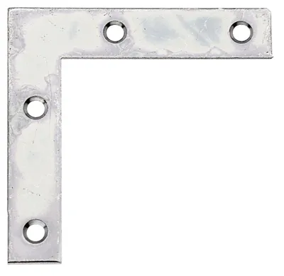 Produktbild von Alberts 848927 Möbelwinkel, sendzimirverzinkt, 50 x 50 x 10 mm, 60er Set
