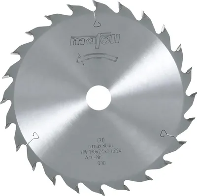 Produktbild von Mafell Sägeblatt-HM 168 x 1,2/1,8 x 20 mm, Z 24, WZ | 092478