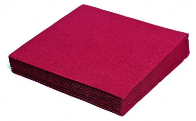 Produktbild von 1000x Servietten 33 x 33 cm 1/4-Falz 3-lagig bordeaux