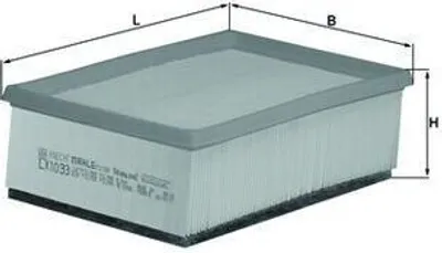 Image de Filtre à air KNECHT LX 1033