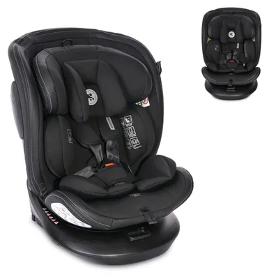Produktbild von Lorelli Kindersitz i-Size Aviator (40-150cm) 360° drehbar, verstellbar, Isofix schwarz