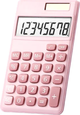 Zdjęcie produktu dla Mechaniczny kalkulator, 8-cyfrowy, duży, zasilany energią słoneczną, z wyświetlaczem LCD, dużymi klawiszami, uroczy kalkulator w cukierkowych kolorach, odpowiedni do biura, szkoły, domu, dla dzieci, studentów i księgowych