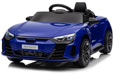 Obrázek produktu pro Audi RS e-tron GT dětské auto elektrické auto 12 V s hudbou, širokým sedadlem, nastavitelným bezpečnostním pásem tmavě modrá