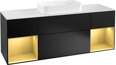Produktbild von Villeroy & Boch V&B Waschtischunterschrank FINION 1600x603x501 Abdpl wh Reg go ma/bl ma