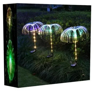 Produktbild von 2x Solar-Gartenlampe MEDUZA