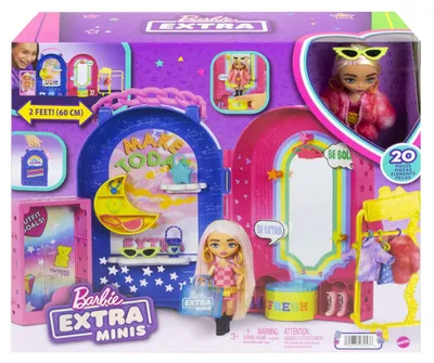 Image de Barbie Extra mini boutique avec poupée.