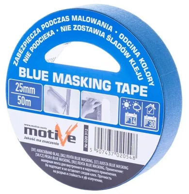 Produktbild von Motive Blaue Malerkrepp-Abdeckband 25x50m klebt nicht