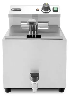 Produktbild von Hendi 209424, Fritteuse, 10 l, 190 °C, Einzelbild, Silber, Drehregler