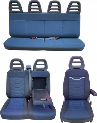 Obrázok produktu pre IVECO DAILY 6 poťahov sedadiel – 7 sedadiel od roku 2022