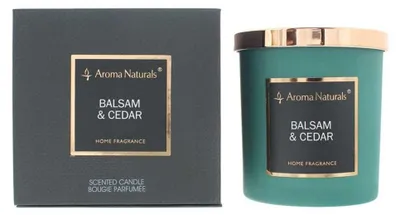 Obrázok produktu pre Aroma Naturals, Balzam a céder, vonná sviečka, 215 g