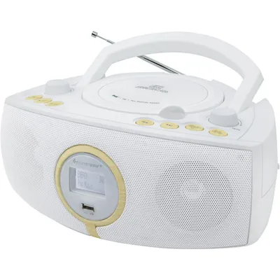 Produktbild von Soundmaster SCD1500 Stereo DAB+/UKW-PLL Radio, CD/MP3, verschiedene Farben Farbe: Weiß