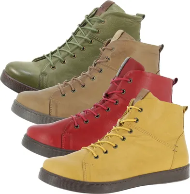 Produktbild von Andrea Conti Damen Schnürboots Stiefeletten Leder 0342804, Größe:39 EU, Farbe:Rot