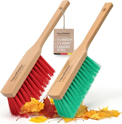 Produktbild von Handfeger 2er Set Outdoor, 2 x Handfeger, harte/mittelharte Borsten